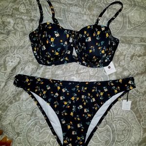 NWT 2 Piece Swim Suit Bikini (Cheeky 36D) + 1x